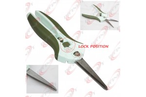  Hydroponic Garden Straight Trimming Shears Scissors Steel Pruning Floral 